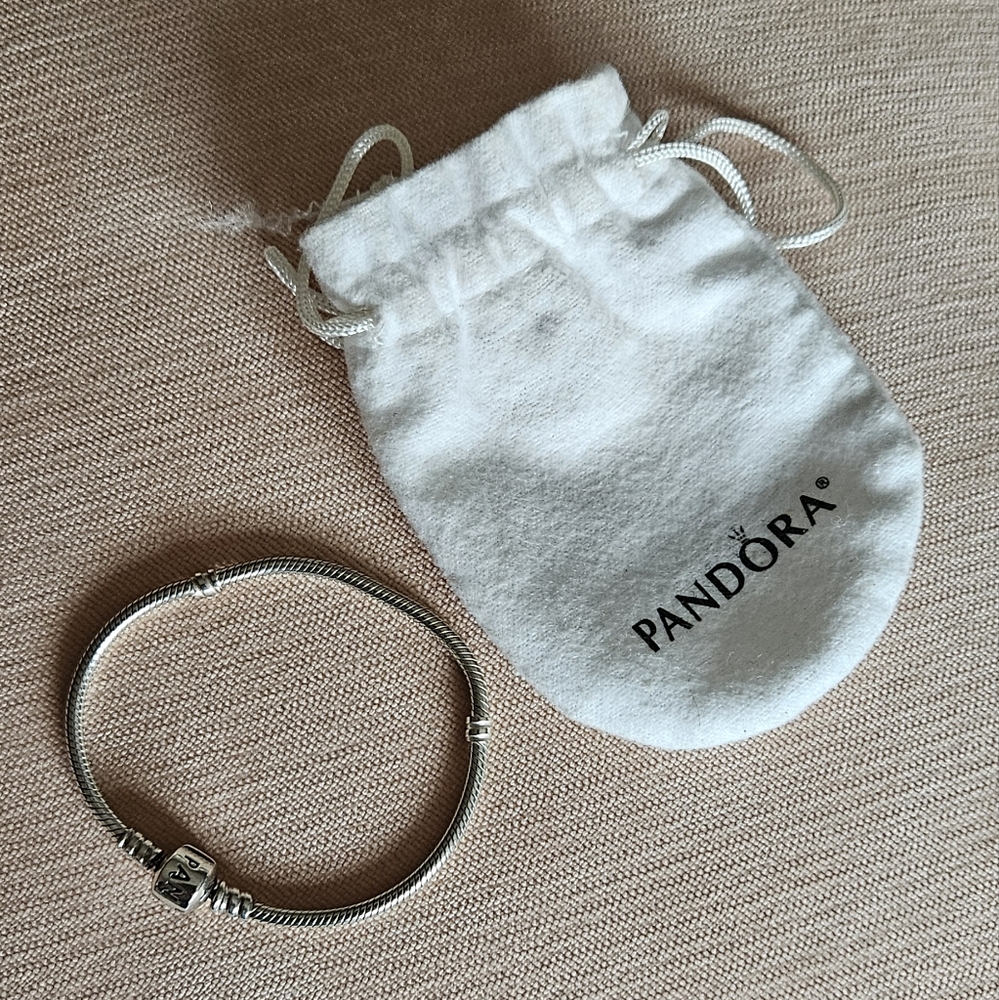 Pandora Silver Bracelet with Charm